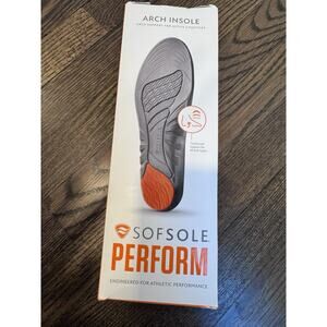 SofSole arch Full Length Shoe Insoles Womens 8-11 NIB energy return & cushioning